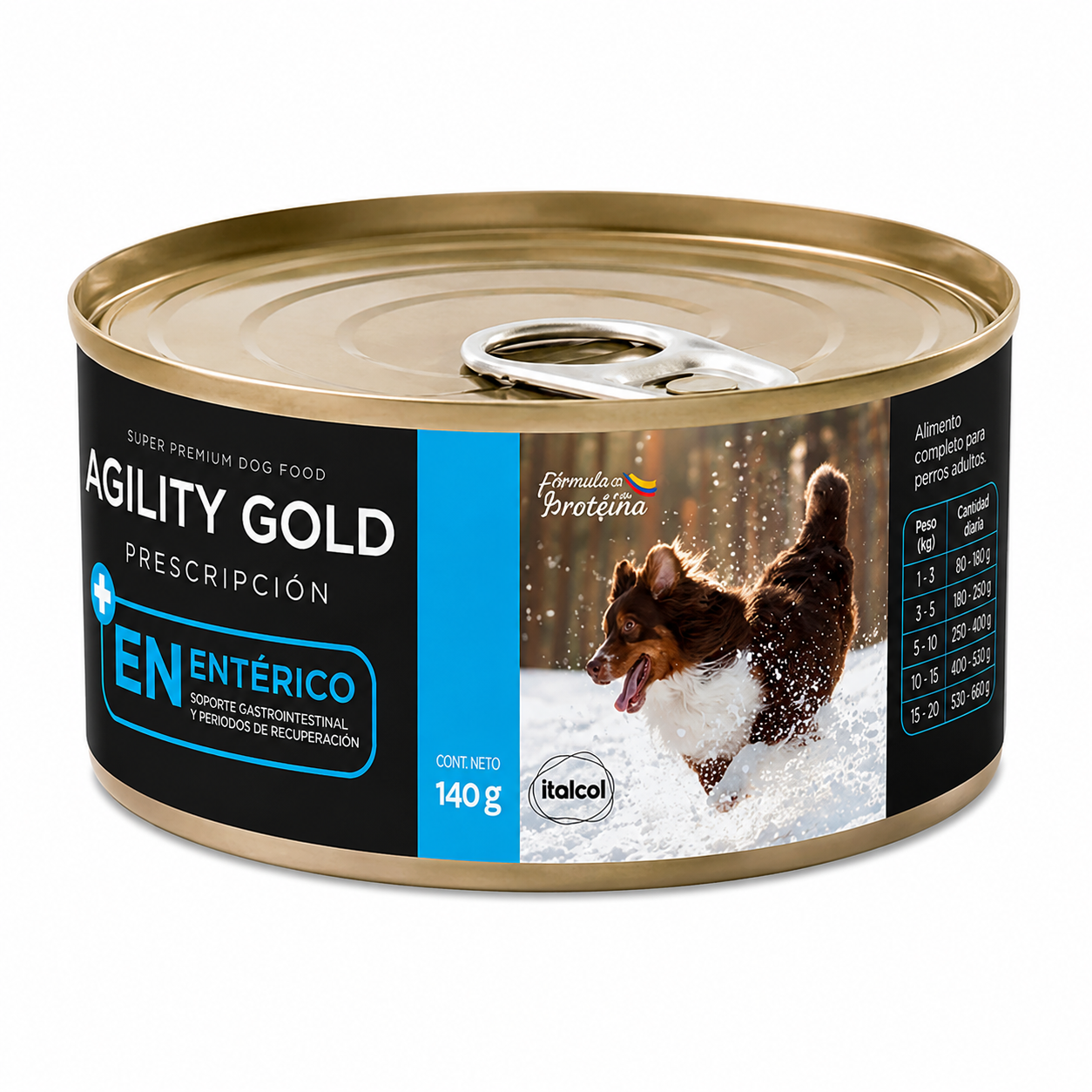 Alimento Húmedo Agility Gold Gastroentérico para Perros Lata 140 g